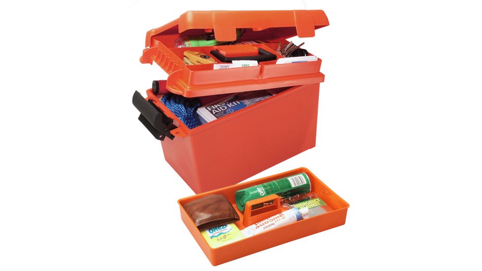 MTM Sportsmens Plus Utility Dry Box, 15x9x10in, Orange
