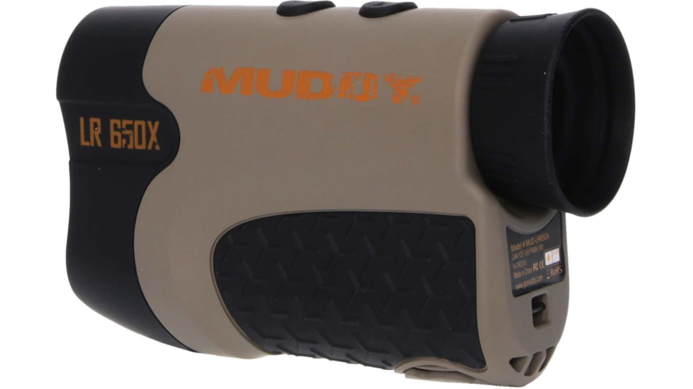Muddy 650 Yard Laser Range Finder, Black/Grey, MUD-LR650X
