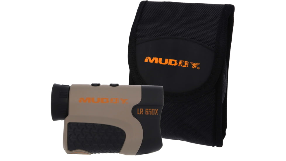Muddy 650 Yard Laser Range Finder, Black/Grey, MUD-LR650X