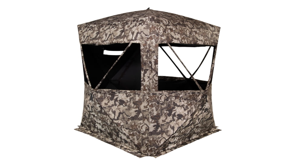 Muddy Executioner 350 / 4 Man Pop-Up Blind / 90 X 90 Shooting Width / 80 Center Height, Camo, MUD-EXC350