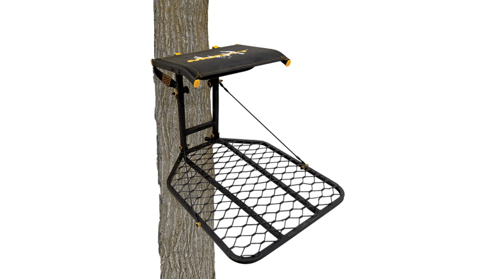 Muddy Hang OnTree Stand w/ Flex-tek seat / Flip Up Seat, Black, MUD-MFP1080
