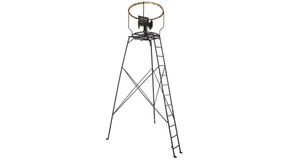 Muddy Liberty Tripod, includes Padded Shooting Rail, 2-Detachable Gear Bags, Black/Camo MTP3000