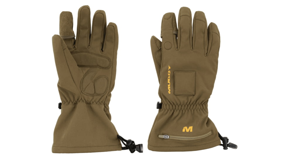 Muddy Nucleus Heated Softshell Gloves - Mens, Brown Clay, LARGE, MUD-HT-GLV-CL-L