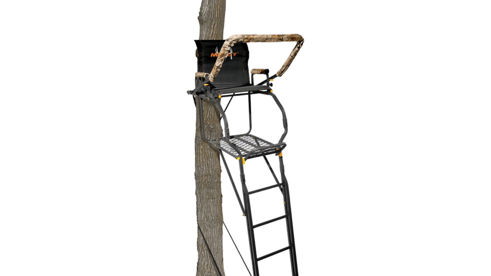 Muddy Skybox Deluxe Tree Stand, Black/Camo, MUD-MLS1550
