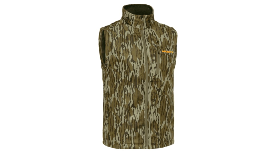 Muddy TRX Softshell Vest - Mens, Mossy Oak Bottomland, LARGE, MUD-WDP-VEST-MOB-L