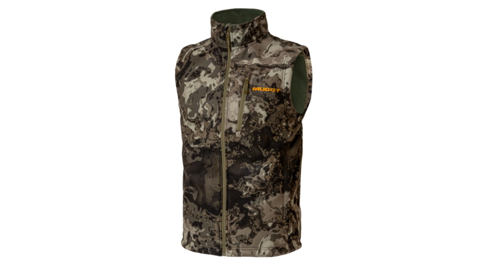 Muddy TRX Softshell Vest - Mens, Veil Canyon Grey, 2X, MUD-WDP-VEST-VCG-2X