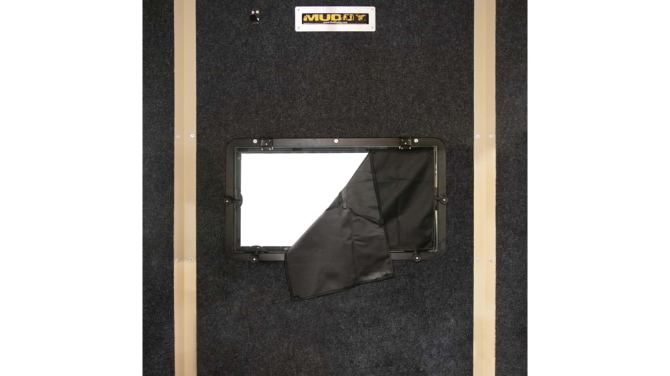 Muddy Universal Box Blind Magnetic Curtain Kit, Black, MUD-BBA002