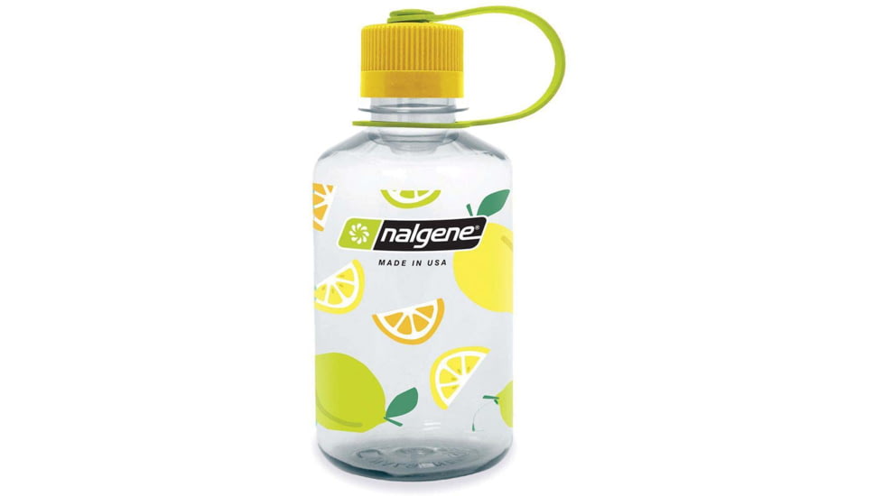 Nalgene Narrow Mouth Bottle, 16oz, Lemon, 16oz, 682021-0131