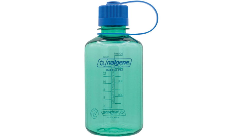 Nalgene Narrow Mouth Bottle, 16oz, Pastel Green, 16oz, 2021-1416
