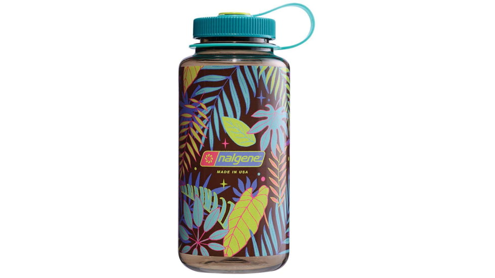 Nalgene Wide Mouth Bottle Sleeve, 32 oz, Botanical Ferns, 32oz, 682023-0212
