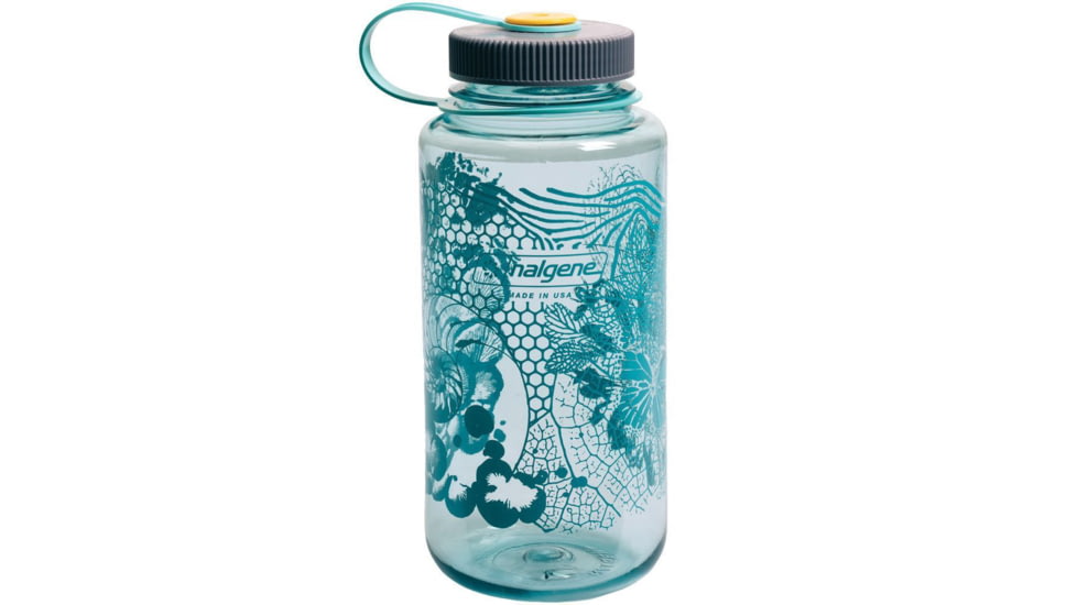 Nalgene Wide Mouth Sustain Bottle, Biomorphism Seafoam, 32oz, 621722