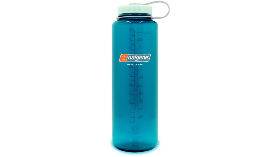 Nalgene Wide Mouth Sustain Silo Bottle, 48oz, Trout, 48oz, 2020-0648
