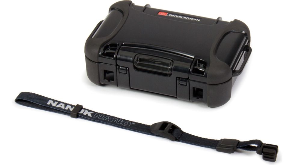 Nanuk 320 Nano Small Protective Case,6.3x4.7x2.2in, Black, 320S-000BK-0A0