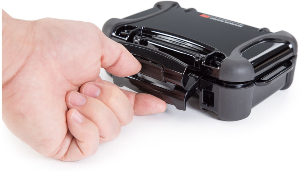 Nanuk 320 Nano Small Protective Case,6.3x4.7x2.2in, Black, 320S-000BK-0A0