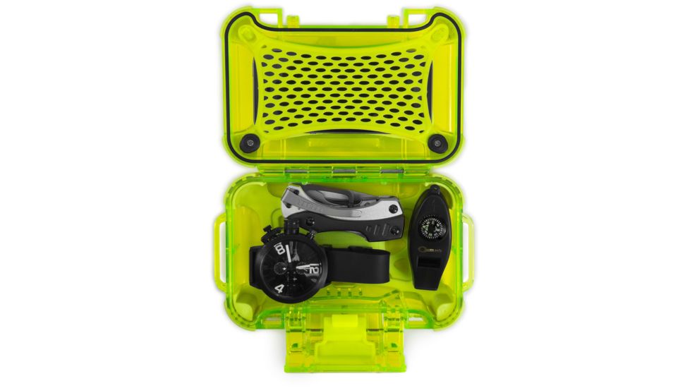 Nanuk 320 Nano Small Protective Case,6.3x4.7x2.2in, Lime, 320S-000LI-0A0