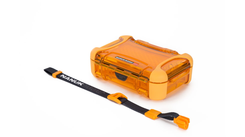 Nanuk 320 Nano Small Protective Case,6.3x4.7x2.2in,Orange, 320S-000OR-0A0