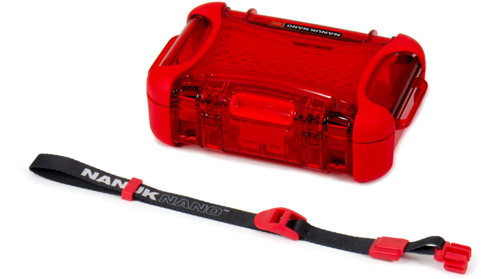 Nanuk 320 Nano Small Protective Case,6.3x4.7x2.2in,Red, 320S-000RD-0A0
