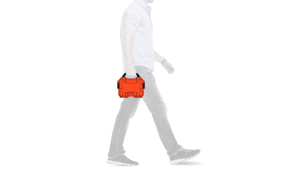 Nanuk 903 Hard Plastic Waterproof Case, Orange, 903S-000OR-0A0