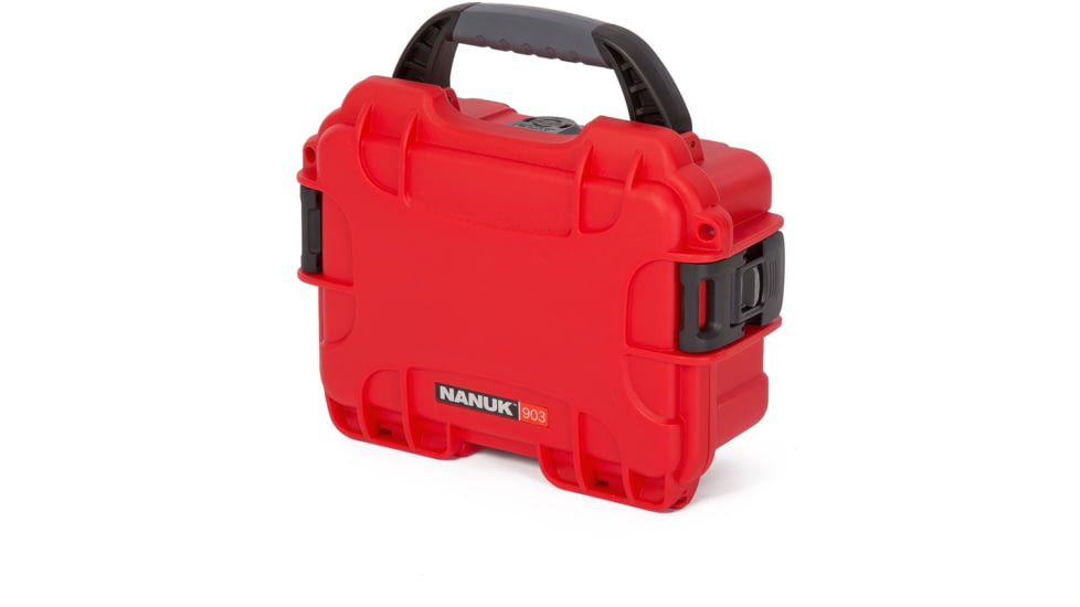 Nanuk 903 Hard Case w/ 3 part Foam Insert, Red, 903S-010RD-0A0