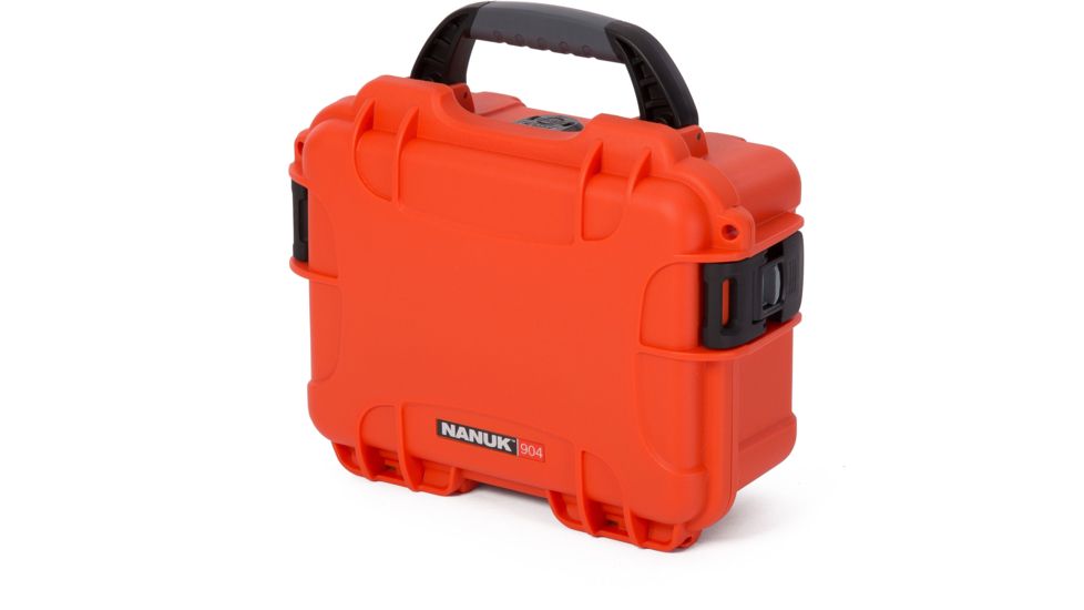 Nanuk 904 Protective Hard Case, 10.2in, Waterproof, Orange, 904S-000OR-0A0