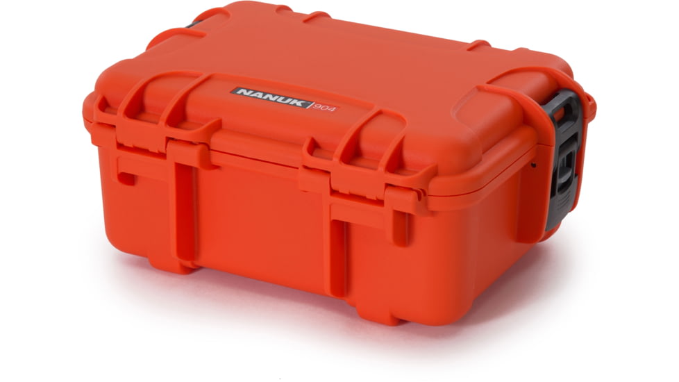 Nanuk 904 Protective Hard Case, 10.2in, Waterproof, Orange, 904S-000OR-0A0