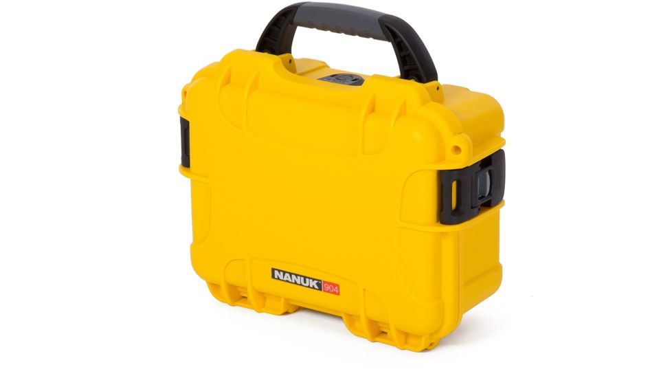 Nanuk 904 Protective Hard Case, 10.2in, Waterproof, Yellow, 904S-000YL-0A0