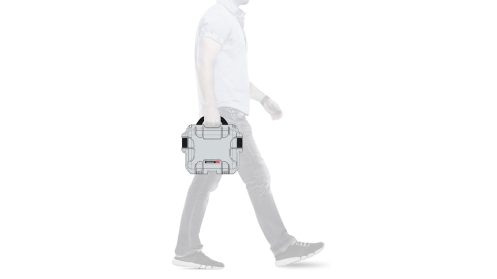 Nanuk 905 Protective Hard Case, 12.5in, Silver, 905S-000SV-0A0