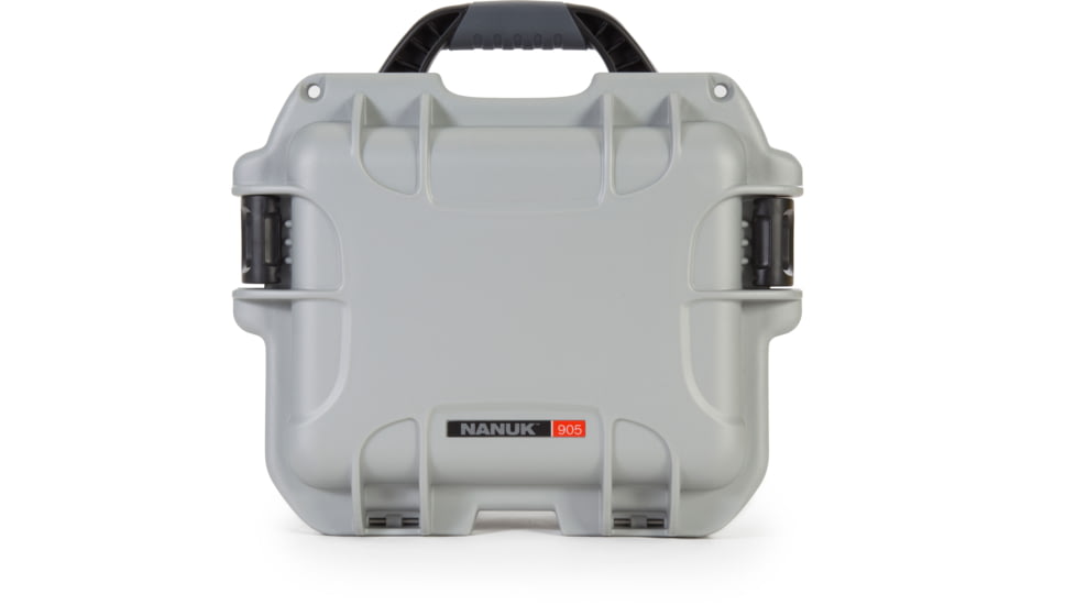 Nanuk 905 Water/Crush Proof Case w/Padded Divider - Silver, 905S-020SV-0A0