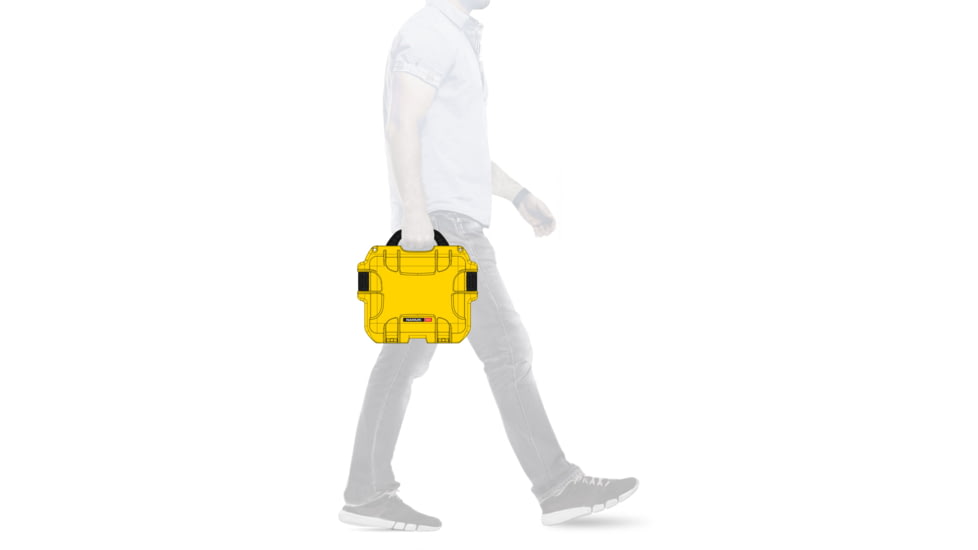 Nanuk 905 Protective Hard Case, 12.5in, Yellow, 905S-000YL-0A0
