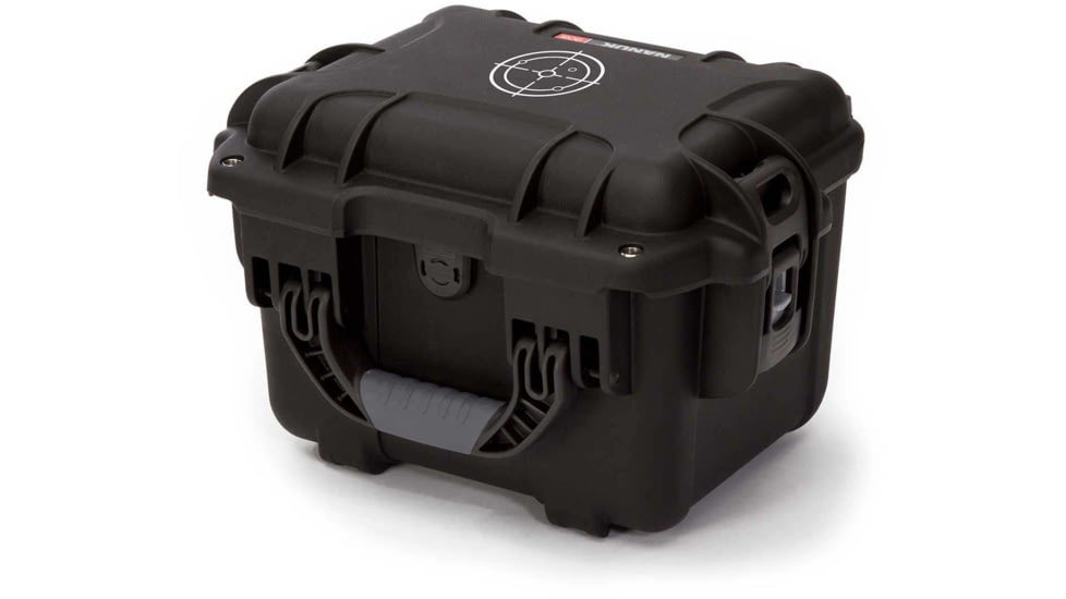 Nanuk 908 Ammo Case, 12.5in, Black/White, Small, 908S-000BK-PA0-AMM01