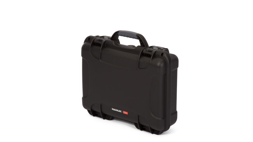Nanuk 910 Protective Hard Case, 14.3in, Waterproof, w/ Foam, Black, 910S-010BK-0A0