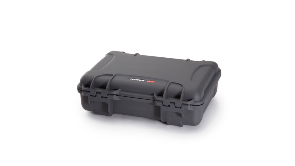 Nanuk 910 Protective Hard Case, 14.3in, Waterproof, w/ Foam, Graphite, 910S-010GP-0A0