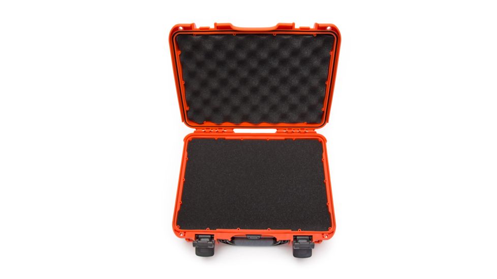 Nanuk 910 Protective Hard Case, 14.3in, Waterproof, w/ Foam, Orange, 910S-010OR-0A0
