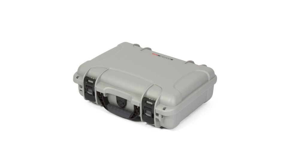 Nanuk 910 Protective Hard Case, 14.3in, Waterproof, Silver, 910S-000SV-0A0