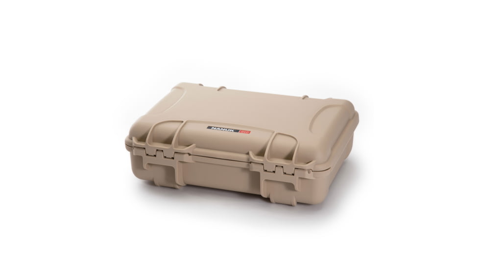 Nanuk 910 Protective Hard Case, 14.3in, Waterproof, w/ Foam, Tan, 910S-010TN-0A0
