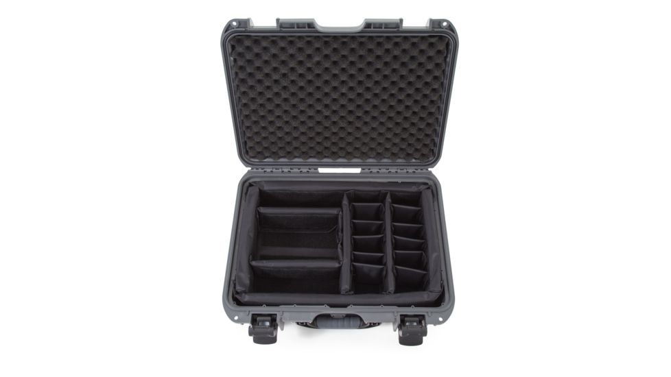Nanuk 925 Case w/padded divider - Graphite, 925S-020GP-0A0