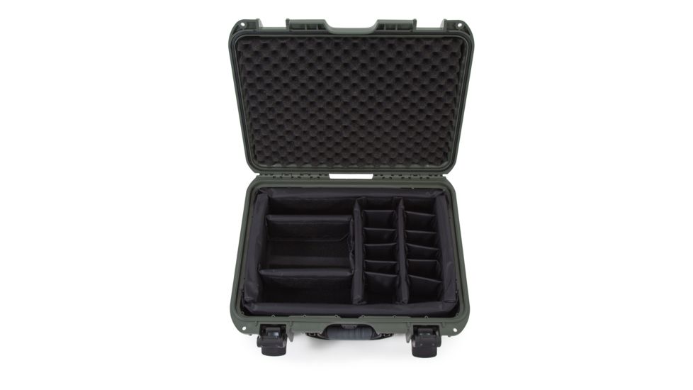 Nanuk 925 Case w/padded divider - Olive, 925S-020OL-0A0