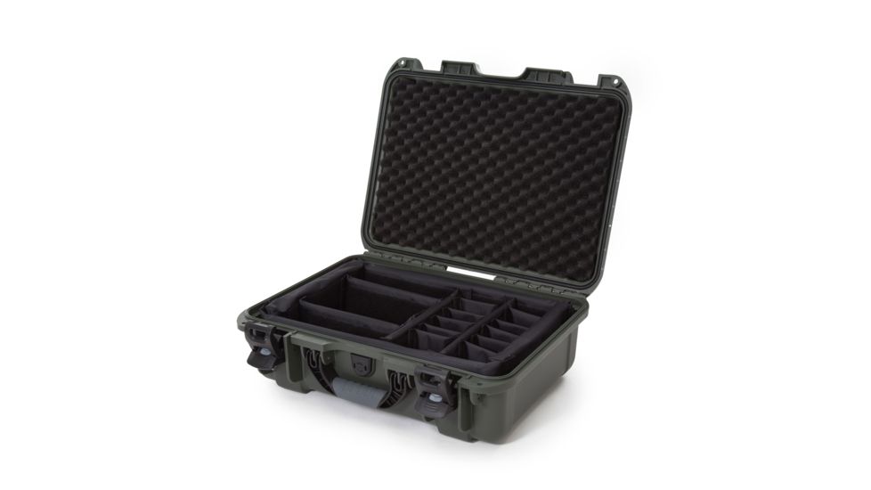 Nanuk 925 Case w/padded divider - Olive, 925S-020OL-0A0