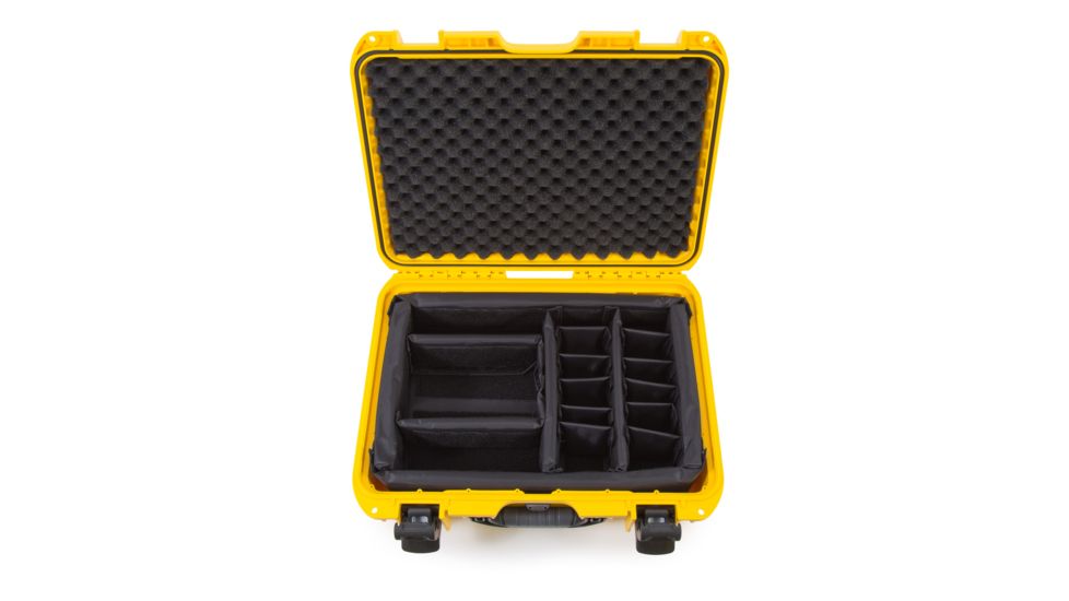 Nanuk 925 Case w/padded divider - Yellow, 925S-020YL-0A0