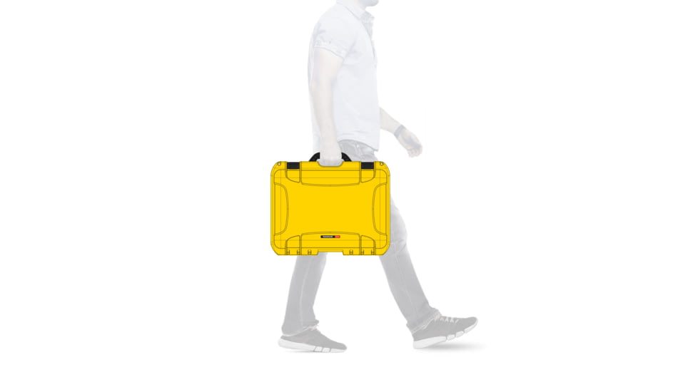 Nanuk 925 Case w/padded divider - Yellow, 925S-020YL-0A0