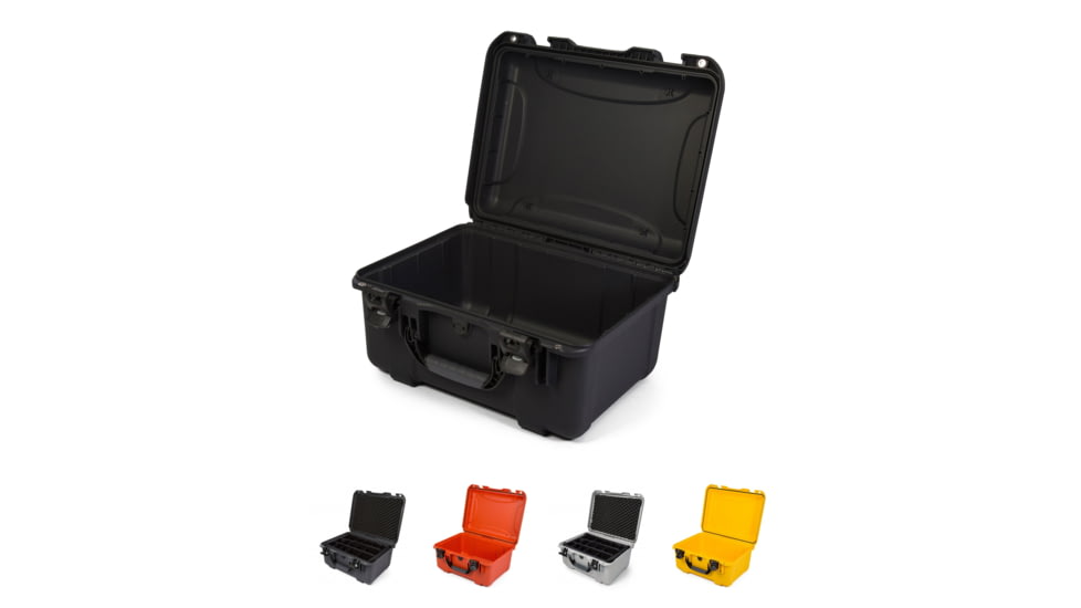 Nanuk 933 Protective Hard Case, Black, Graphite, Orange, Silver, Yellow
