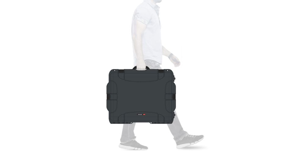 Nanuk 960 Hard Plastic Case, Graphite, 960S-000GP-0A0