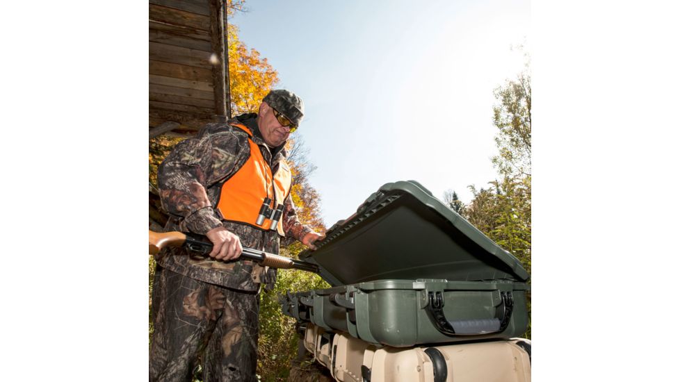 Nanuk 995 Rifle Protective Hard Case, w/ 3-Part Foam Insert, Olive, 995S-011OL-0A0