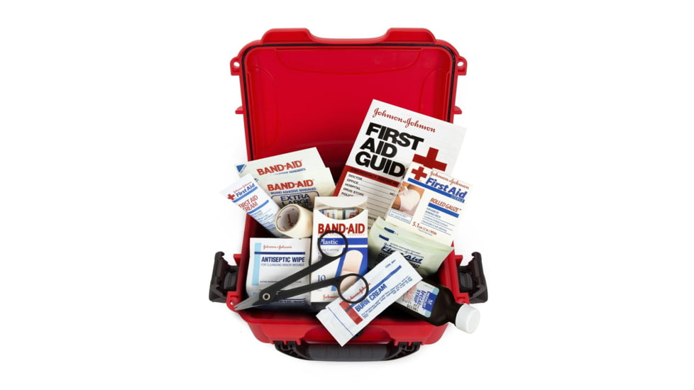 Nanuk Case 904 w/First Aid Logo, Red, Small, 904S-000RD-PA0-FSA01