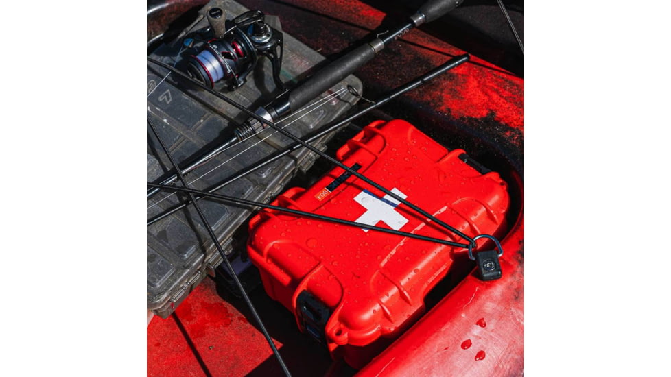 Nanuk Case 904 w/First Aid Logo, Red, Small, 904S-000RD-PA0-FSA01