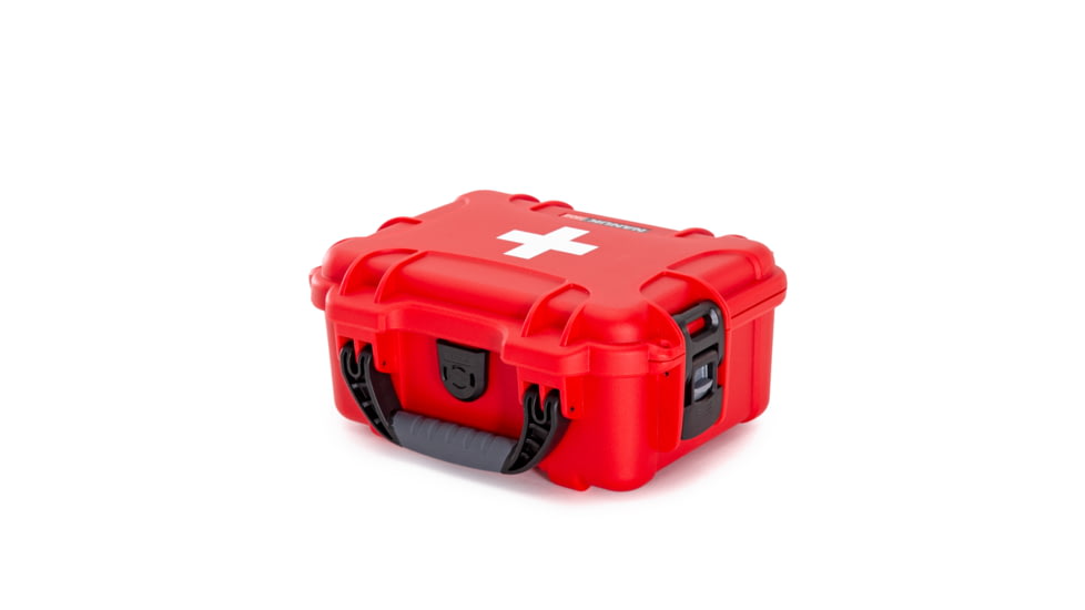 Nanuk Case 904 w/First Aid Logo, Red, Small, 904S-000RD-PA0-FSA01