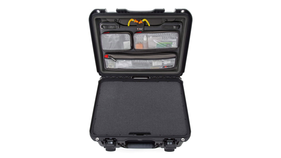 Nanuk Case 933 w/Lid Org, Black, Large, 933S-070BK-0A0-21021