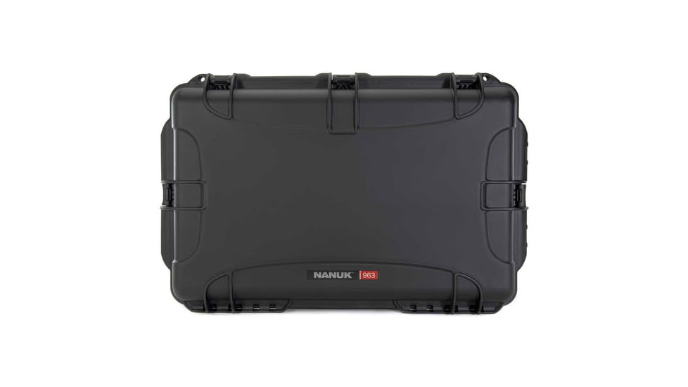 Nanuk Case 963 w/Lid Org w/Divider, Black, Large, 963S-060BK-0A0