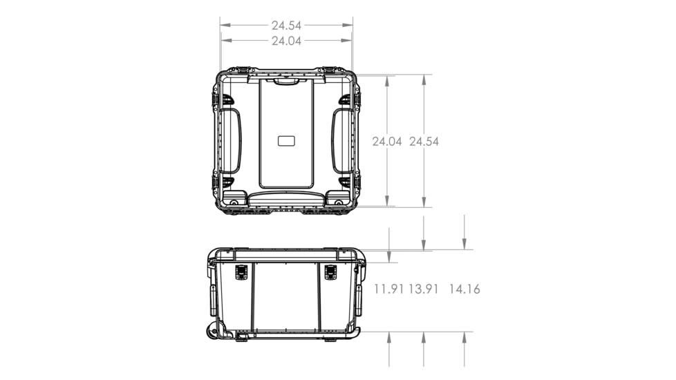 Nanuk Case 970 w/foam, Black, Large, 970S-010BK-0A0