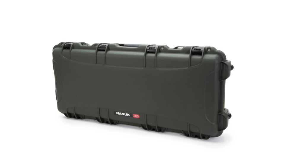 Nanuk 985 Hard Gun Case w/Foam AR, 39.7in, Olive, 985S-081OL-0A0-18249